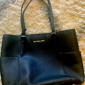 Michael Kors Large Open-Top Saffiano Leather Tote Bag